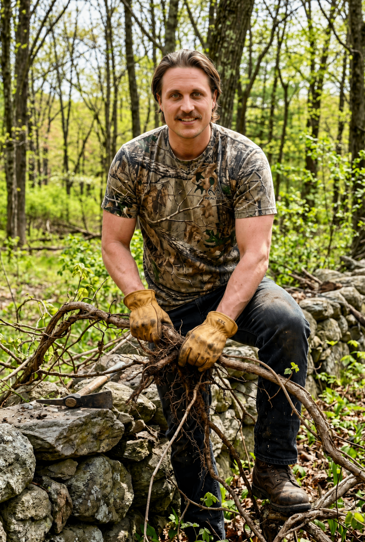 Krister Svensson in the woods